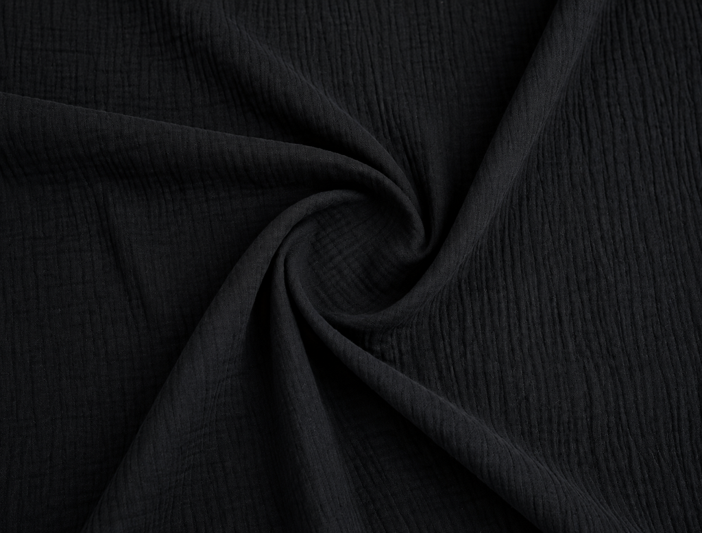 Black Waffle Cotton-100% Cotton