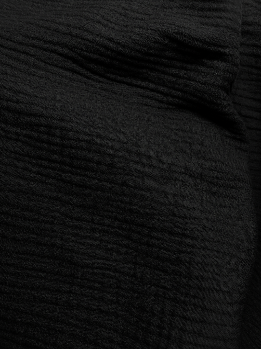 Black Waffle Cotton-100% Cotton