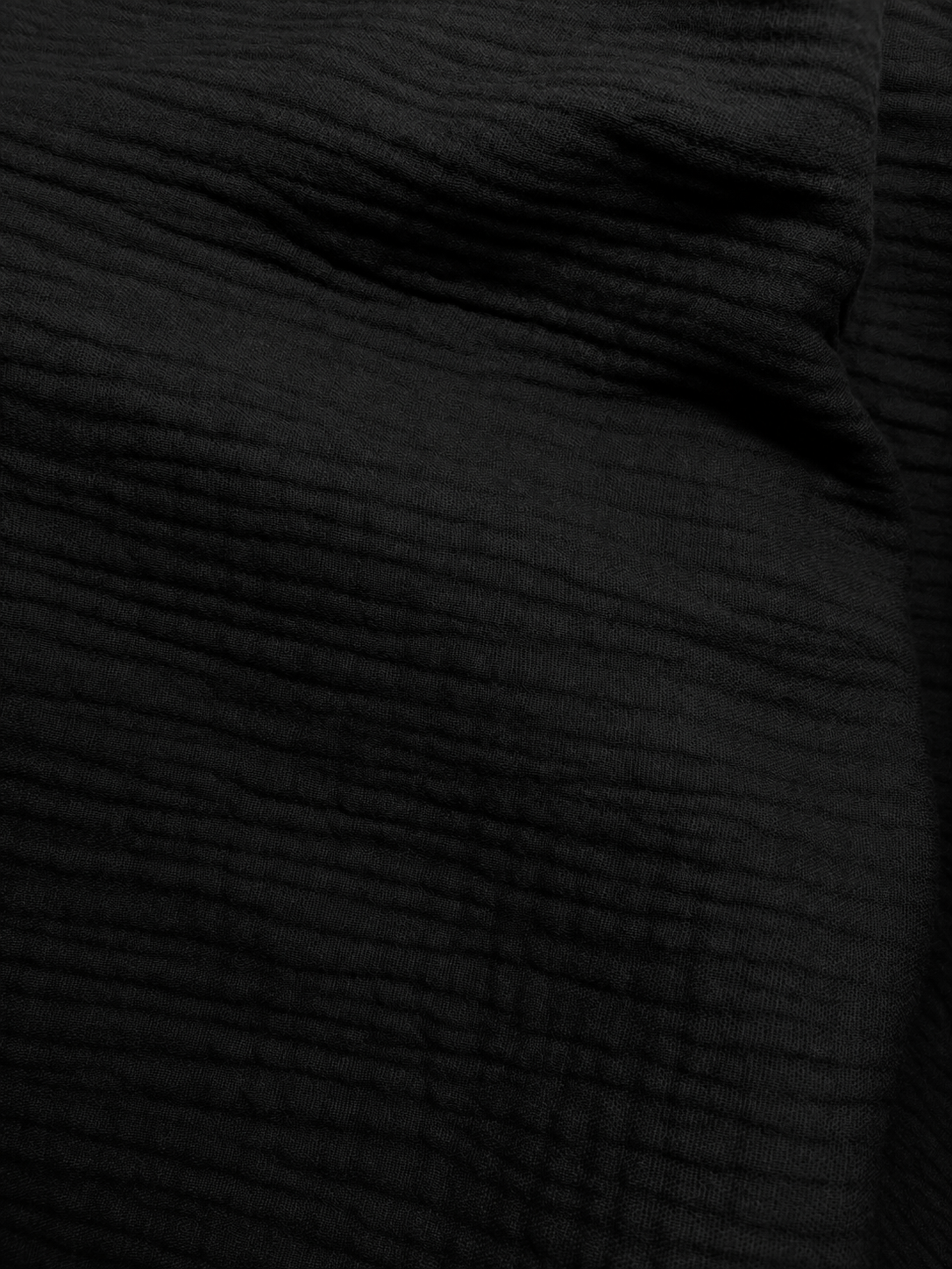 Black Waffle Cotton-100% Cotton