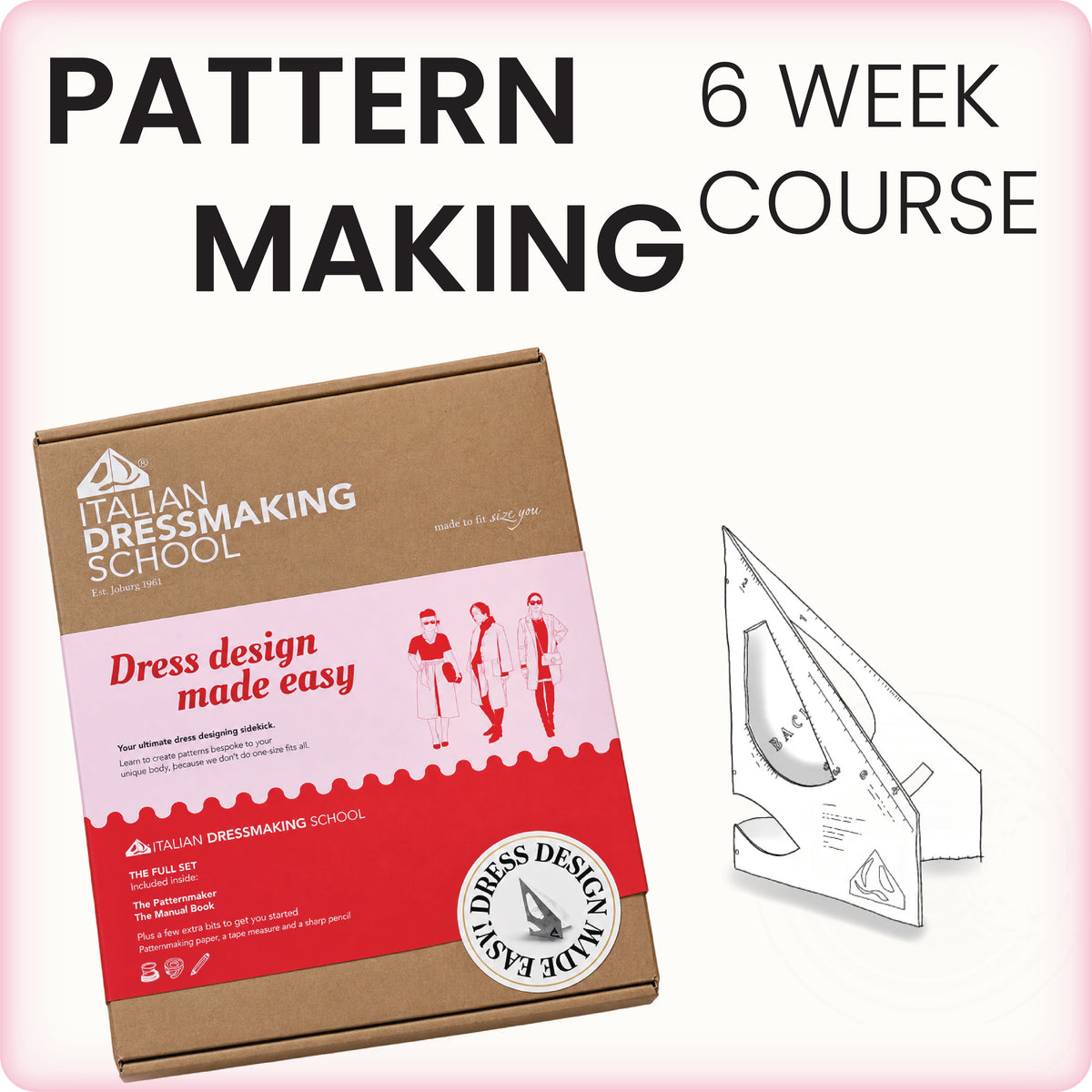 Pattern Making Course 6 Weeks (Level 1 & 2)
